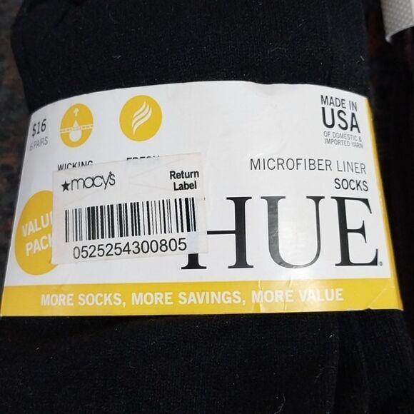 6 Pairs of Men's Liner Socks and 1 Pair of Trouser Socks...Size 7-12...NEW - Picture 2 of 8